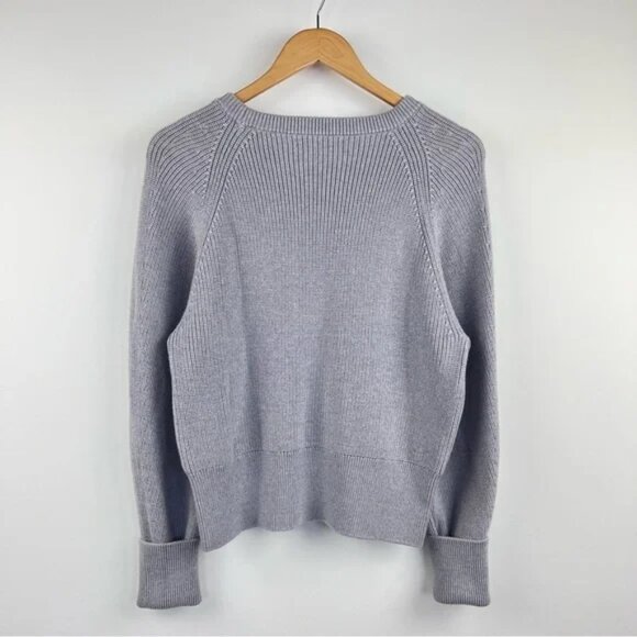 NWOT | Banana Republic 100% Merino Fine Wool Ribbed Crewneck Large - Picture 3 of 6